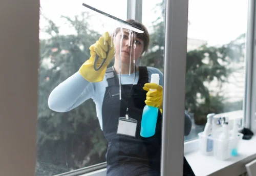 Nettoyage de vitres intérieures et extérieures à Angerville-la-Campagne